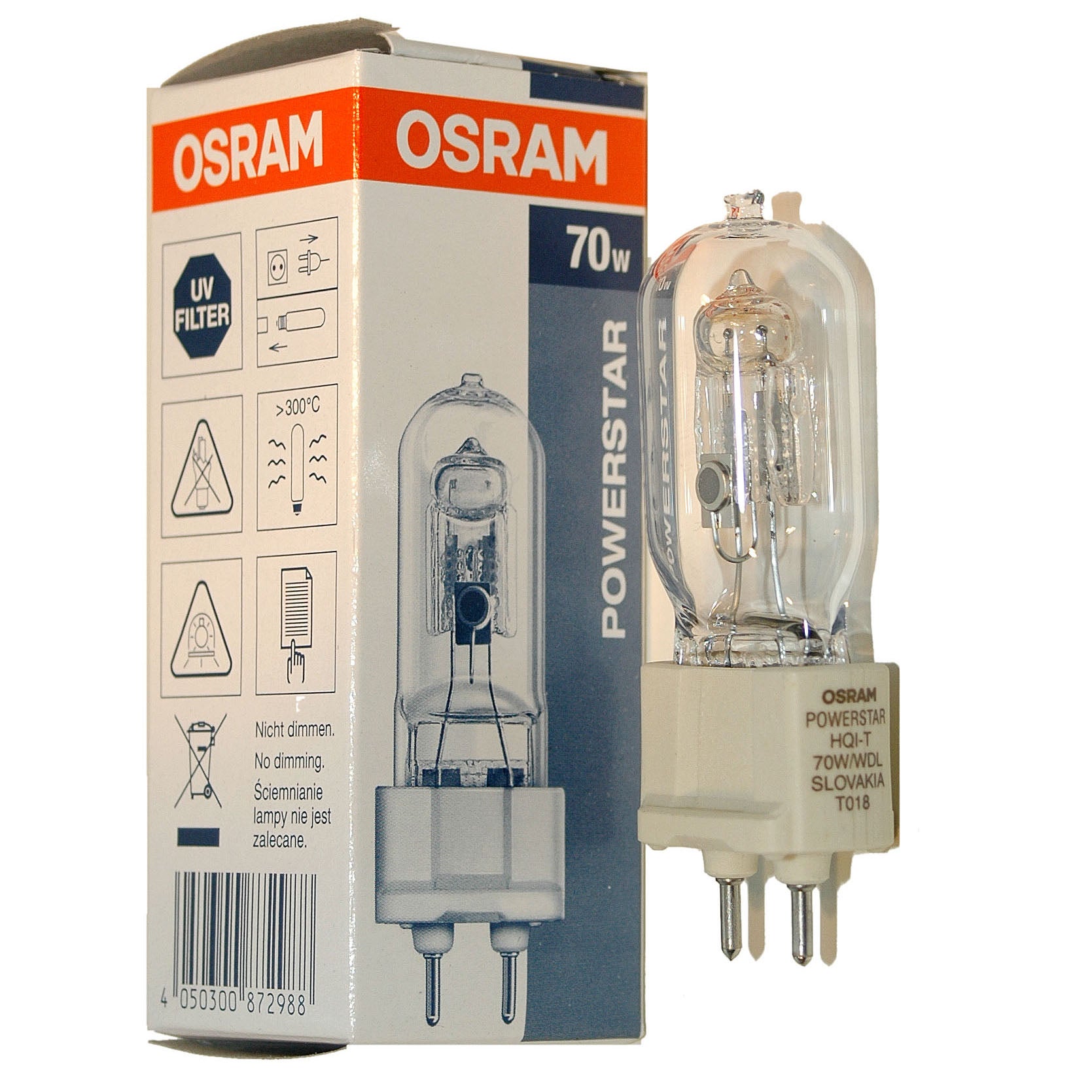 OSRAM Powerstar HQI-T 70w/wdl g12 de Luxe Blanc chaud